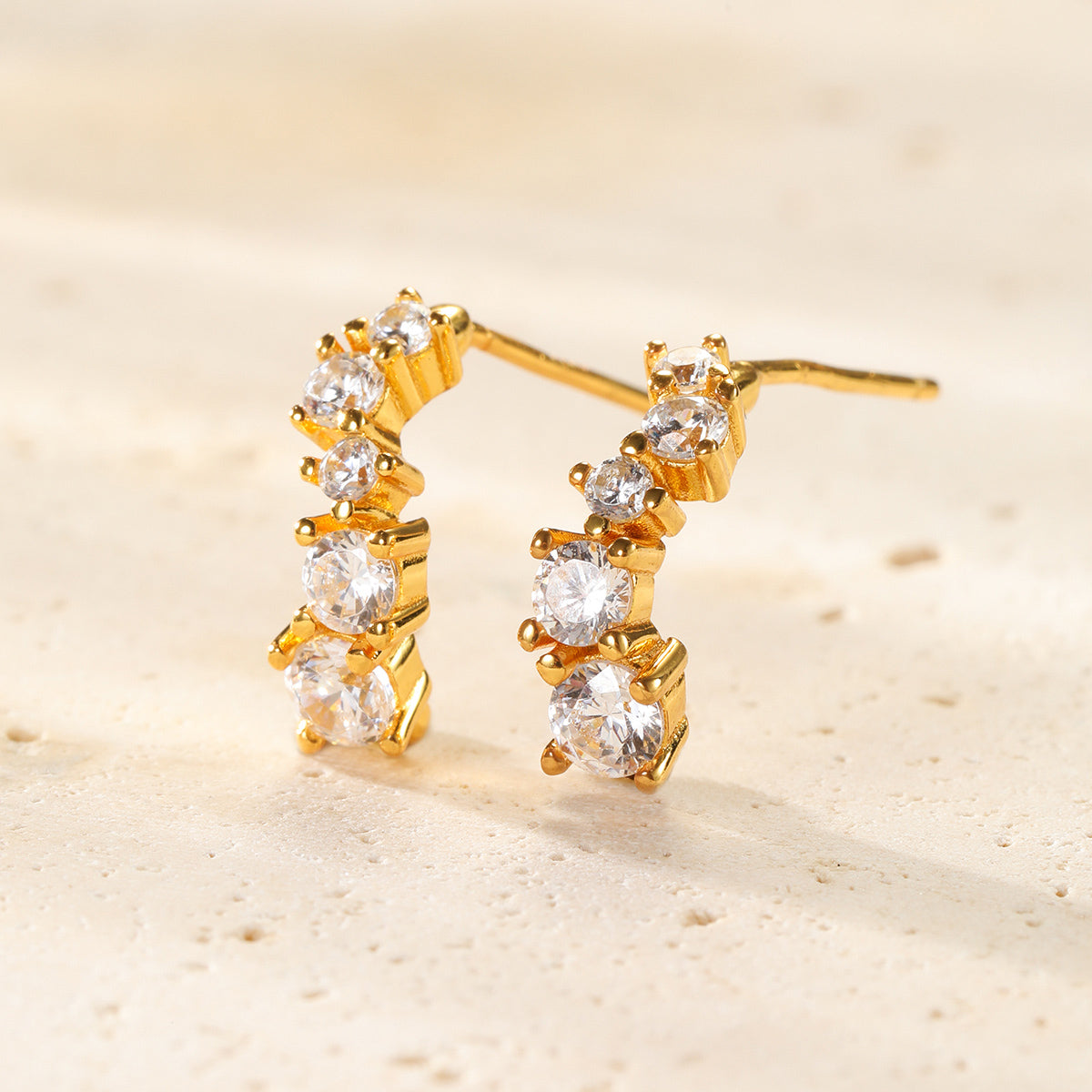 Himmlische Träume Creolen Ohrringe aus Sterlingsilber