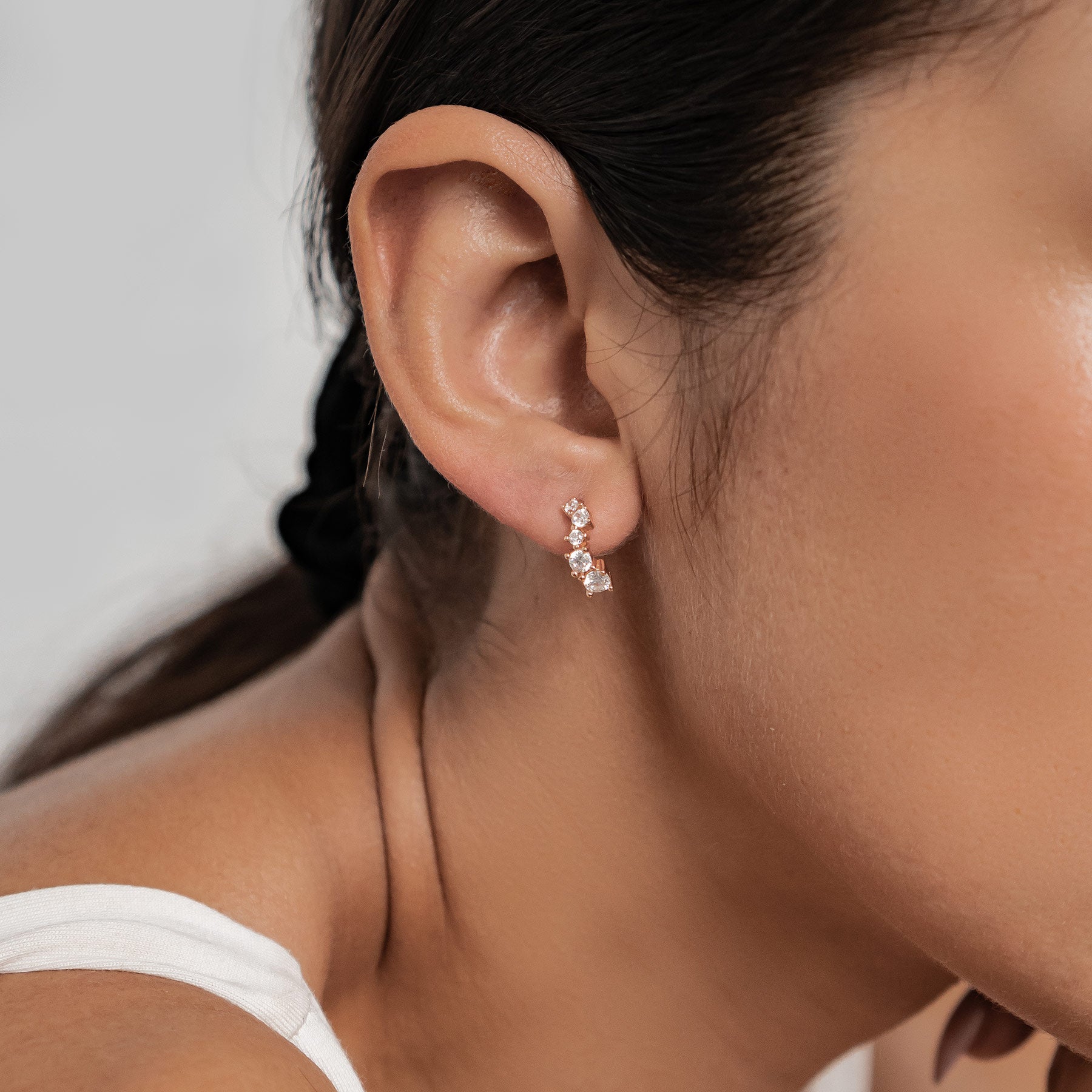 Himmlische Träume Creolen Ohrringe aus Sterlingsilber