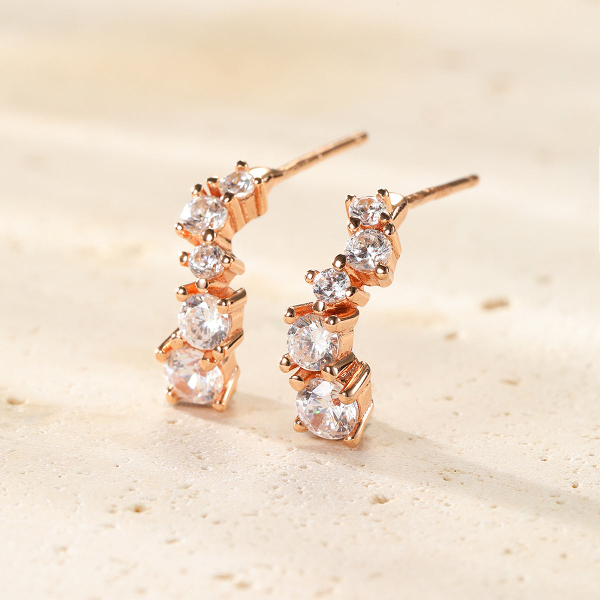 Himmlische Träume Creolen Ohrringe aus Sterlingsilber