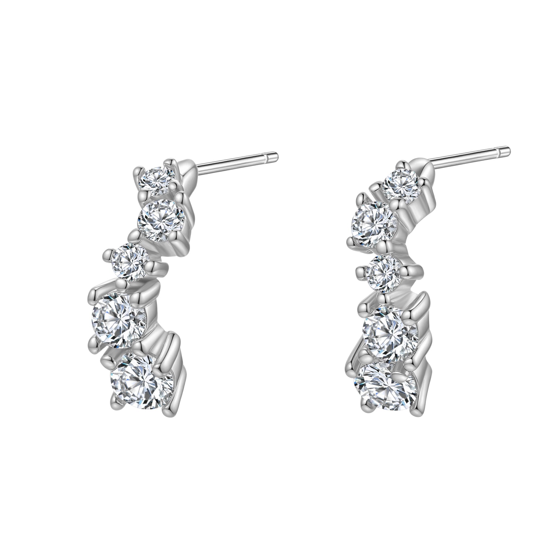 Himmlische Träume Creolen Ohrringe aus Sterlingsilber