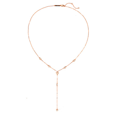 Cherish Y Kette Gold Sterlingsilber