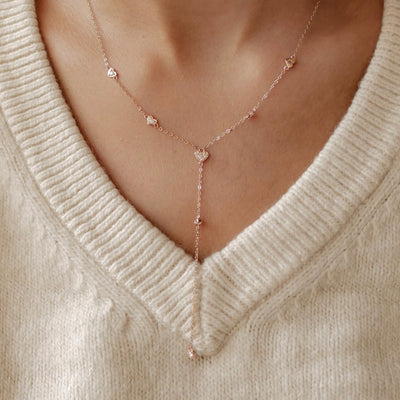 Cherish Y Kette Gold Sterlingsilber