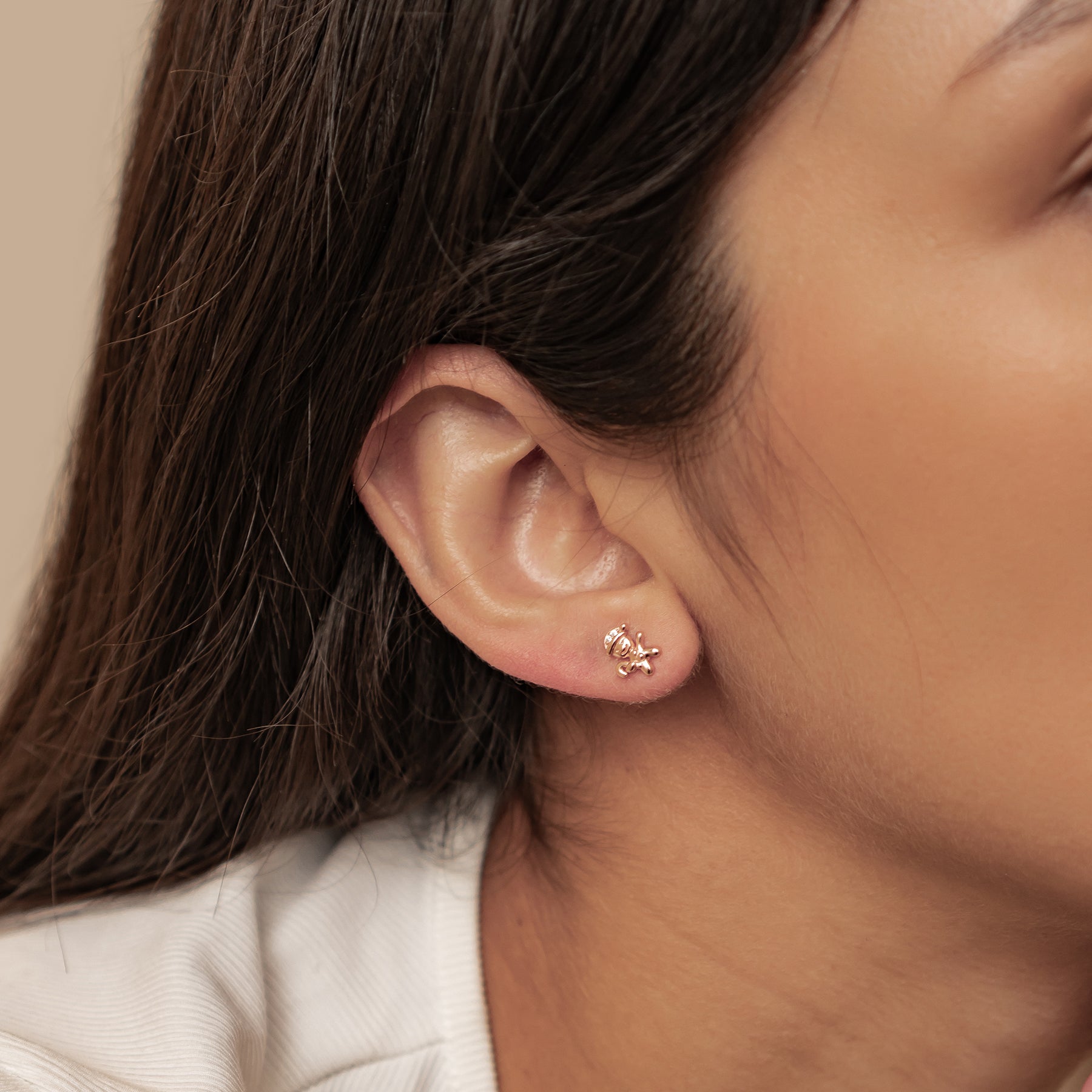 Boucles d’oreilles Christmas Tree & Gingerbread Argent Sterling