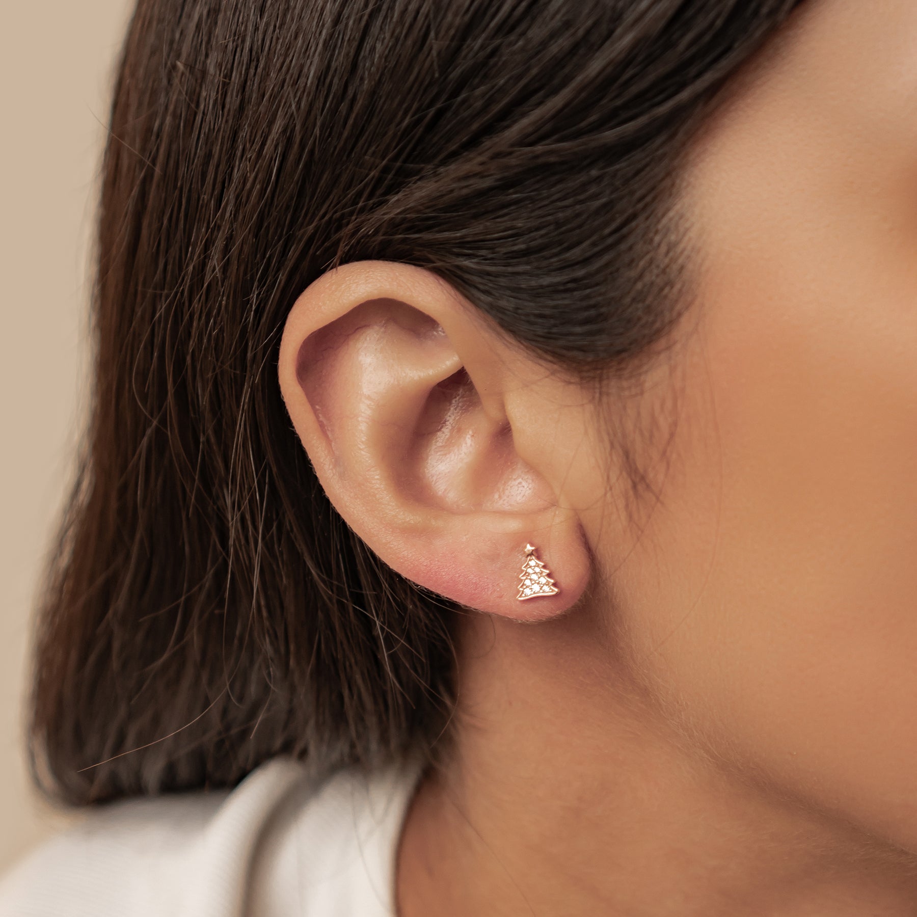 Boucles d’oreilles Christmas Tree & Gingerbread Argent Sterling