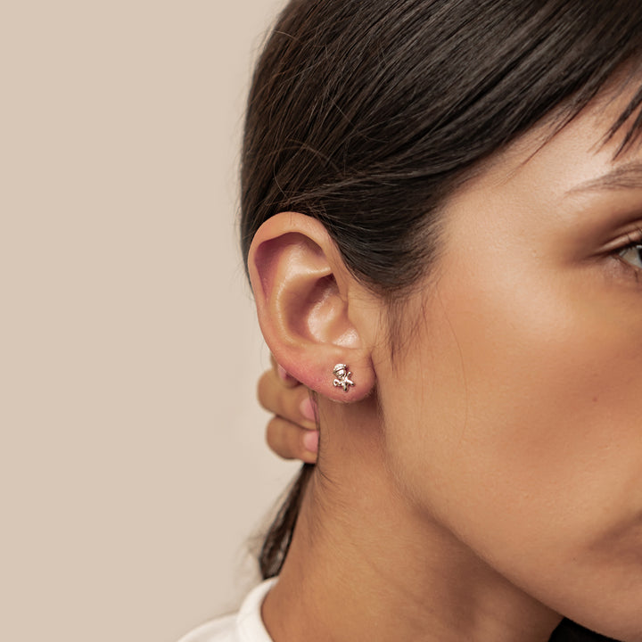 Boucles d’oreilles Christmas Tree & Gingerbread Argent Sterling