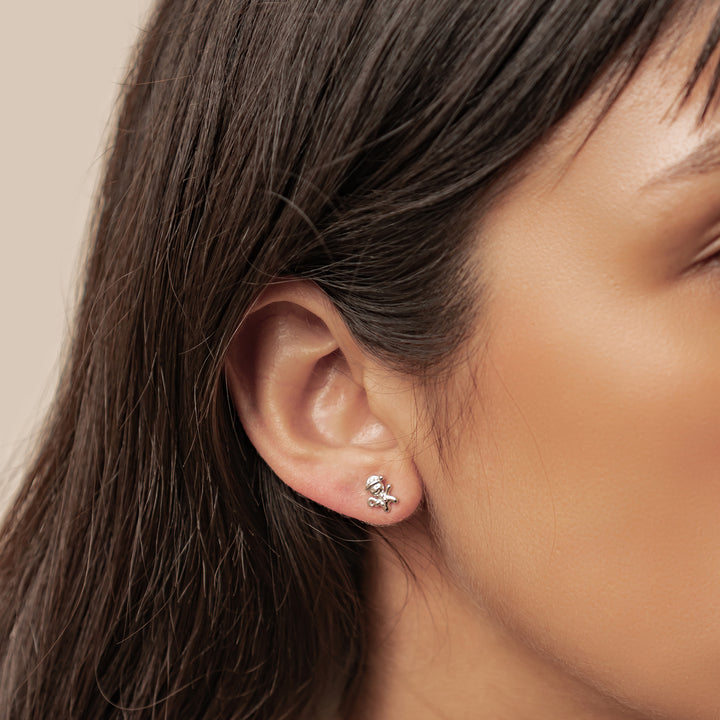 Boucles d’oreilles Christmas Tree & Gingerbread Argent Sterling