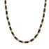 Collar Cuentas Negras Chunky Waterproof