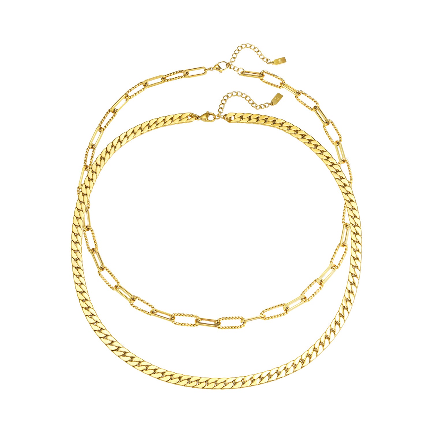 Ensemble Colliers Chaînes Épaisses Waterproof