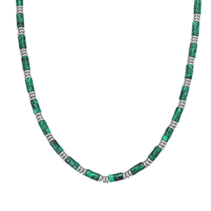 Collar Cuentas Verdes Chunky Waterproof