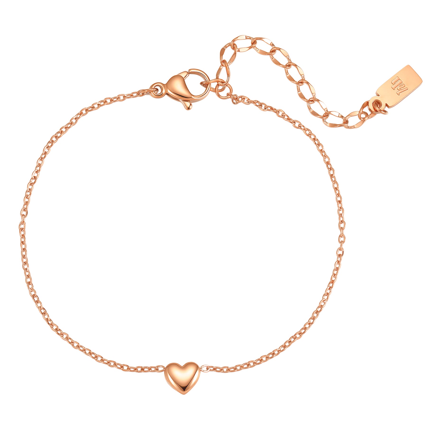 Chunky Heart Bracelet Waterproof