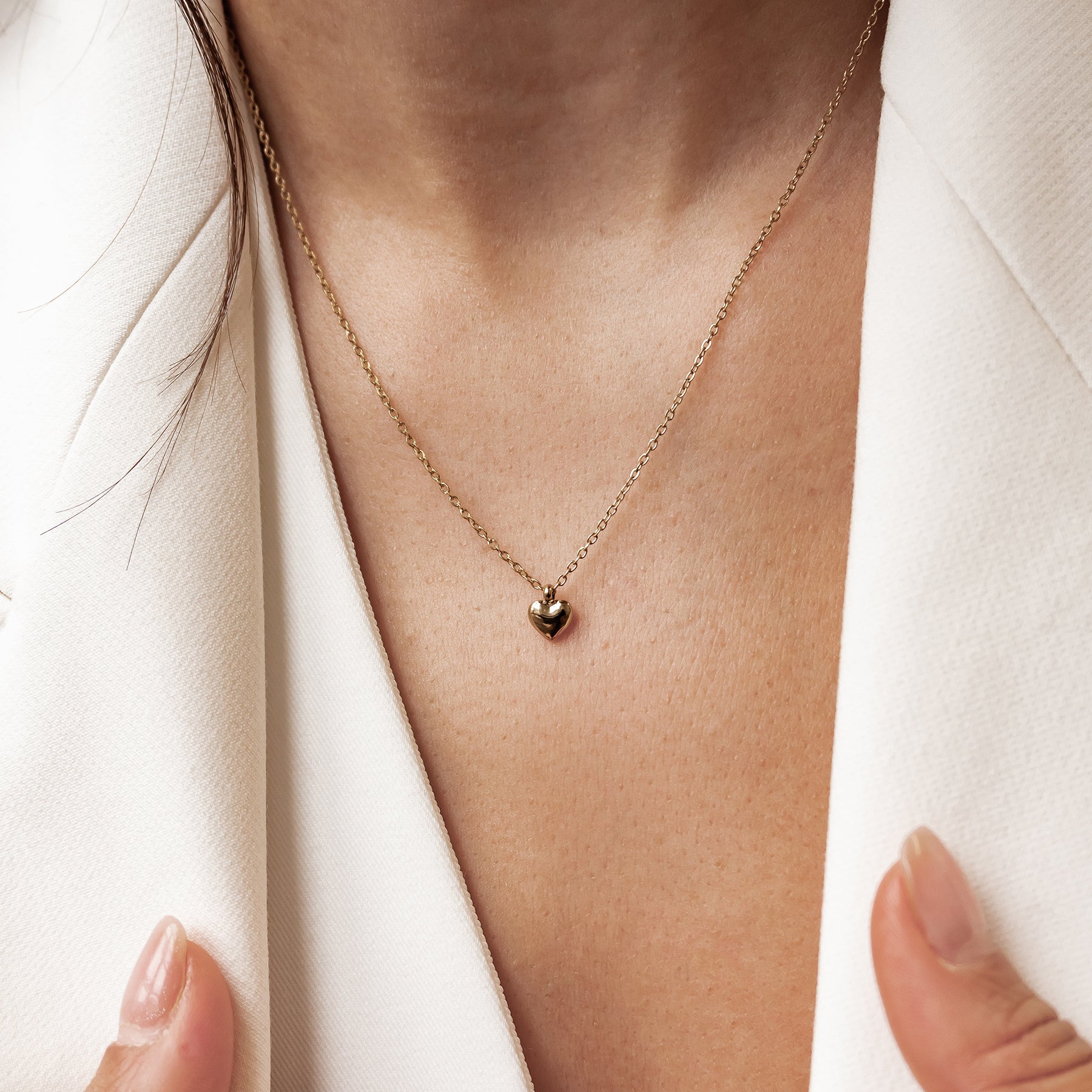 Ensemble Bijoux Cœur Épais Waterproof
