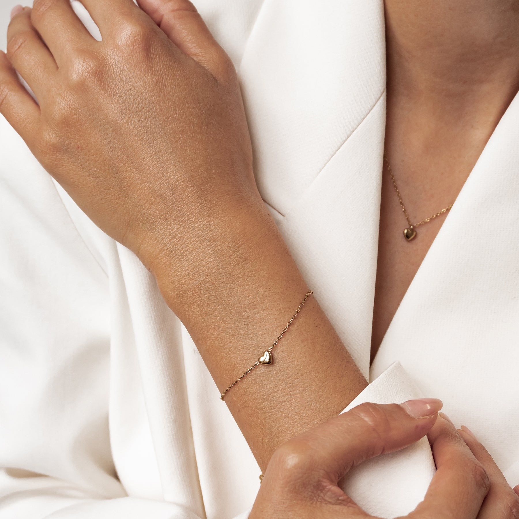 Ensemble Bijoux Cœur Épais Waterproof