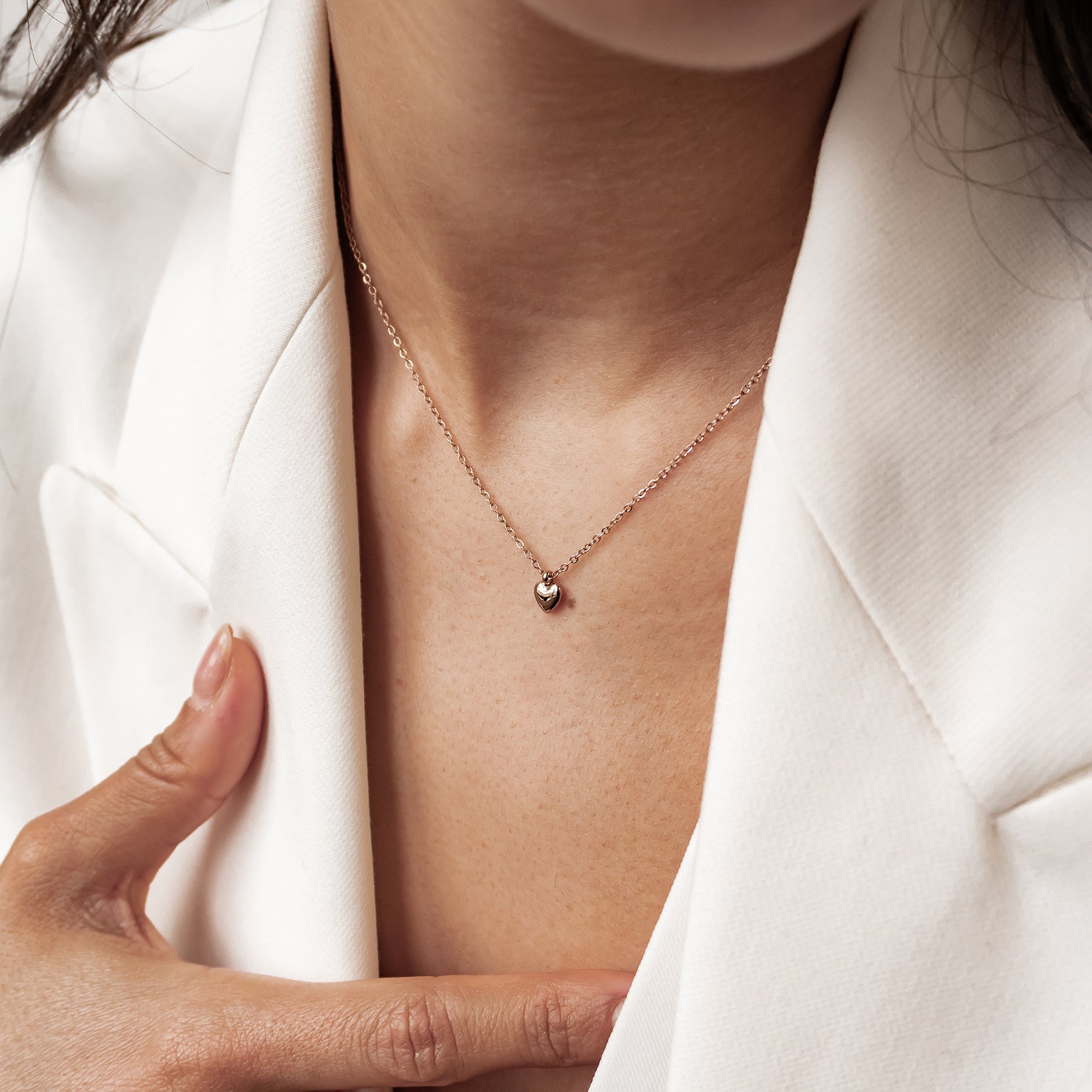 Ensemble Bijoux Cœur Épais Waterproof
