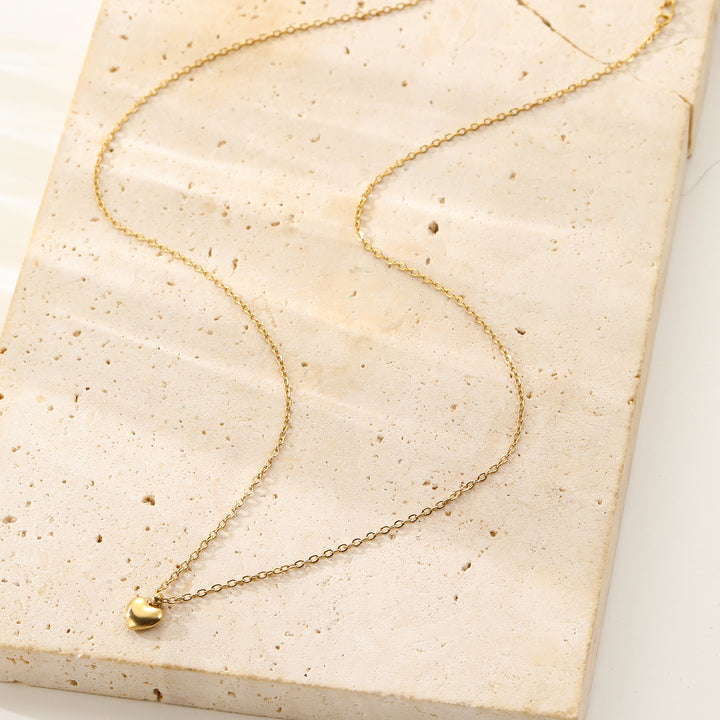 Collier Pendentif Cœur Épais Imperméable