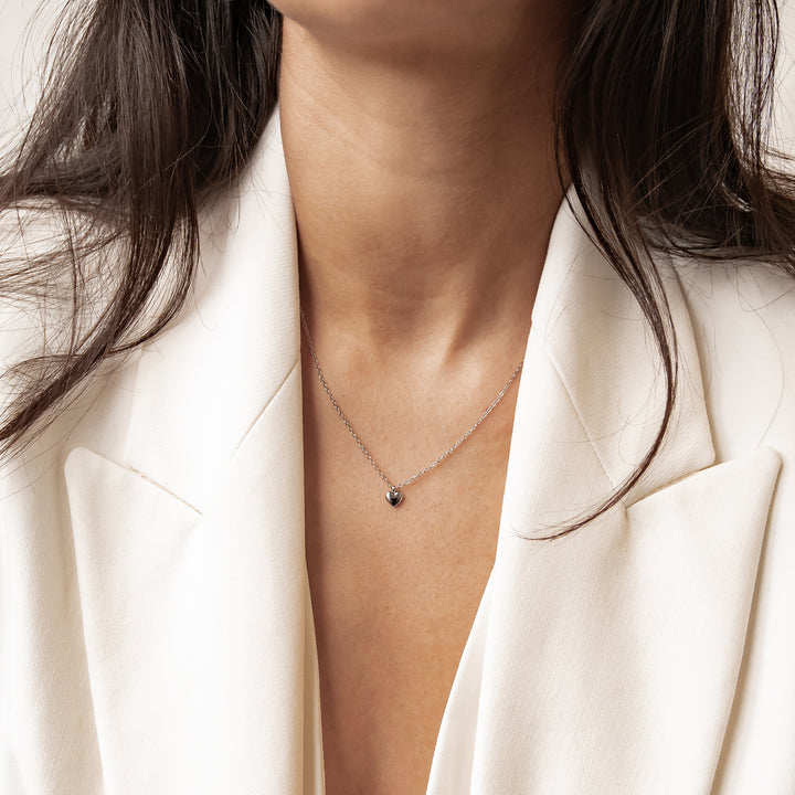 Collier Pendentif Cœur Épais Imperméable