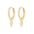 Clarity Hoop Earrings 14K Gold
