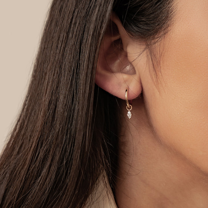 Aros Claridad Oro 14K