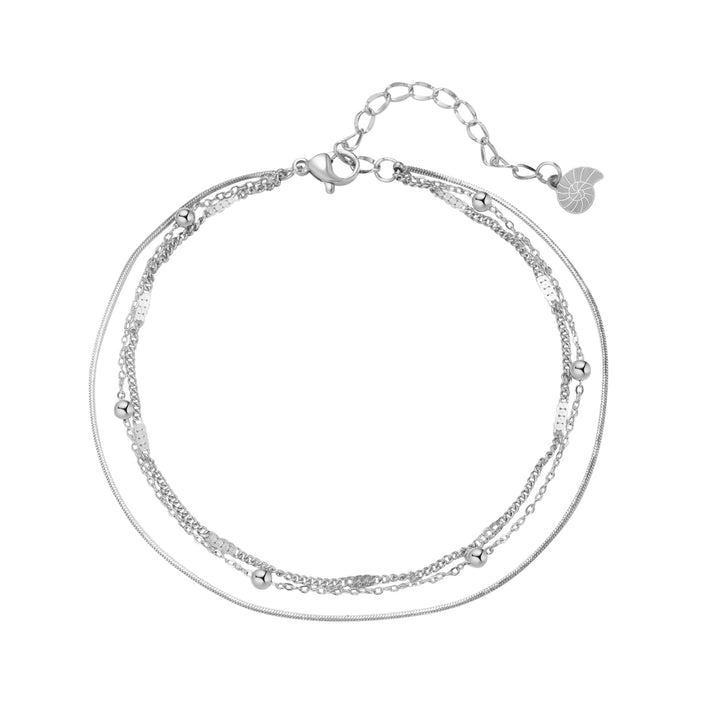 Classic Trio Chain Anklet Waterproof
