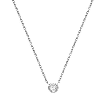 Vollendung Diamant Halskette 14K Gold