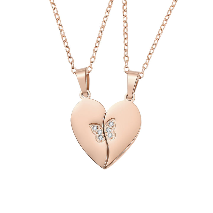 Set Colliers Papillon & Cœur – Waterproof
