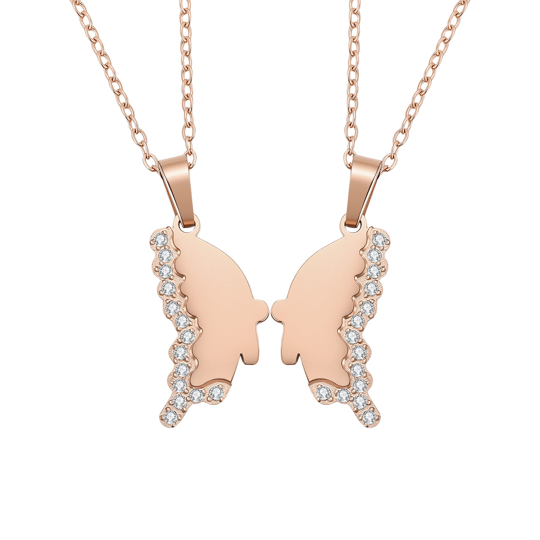 Set Colliers Amitié Papillon – Waterproof