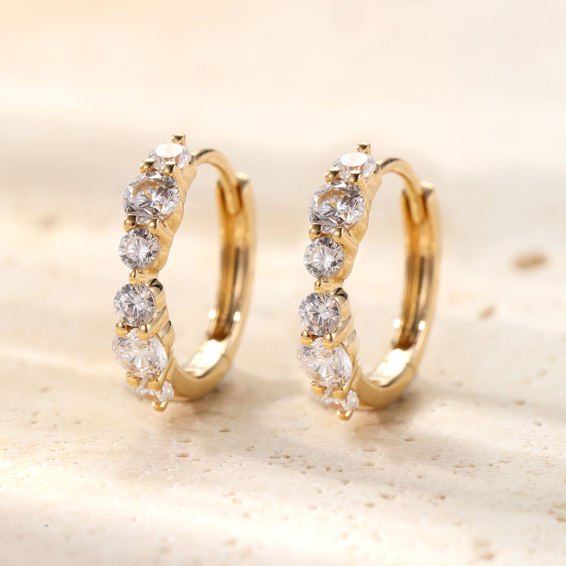Unendlichkeit Creolen aus 585 Gold
