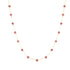 Collar Cuentas Coral Waterproof