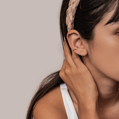 Kreuz Ear Cuff – 925er Sterlingsilber