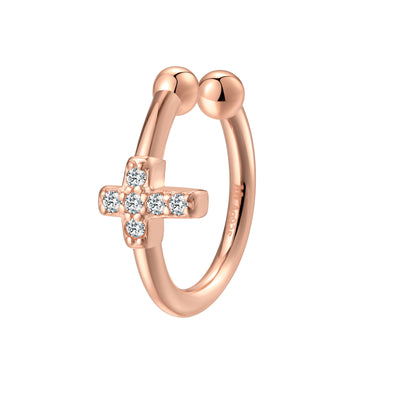 Kreuz Ear Cuff – 925er Sterlingsilber