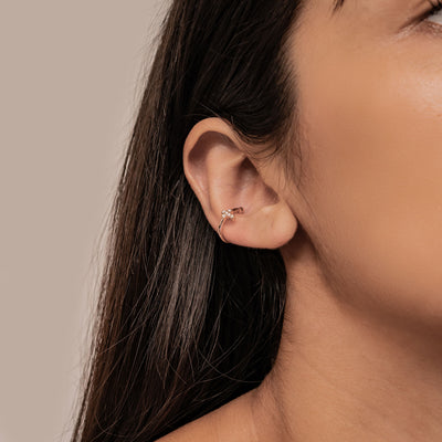 Kreuz Ear Cuff – 925er Sterlingsilber
