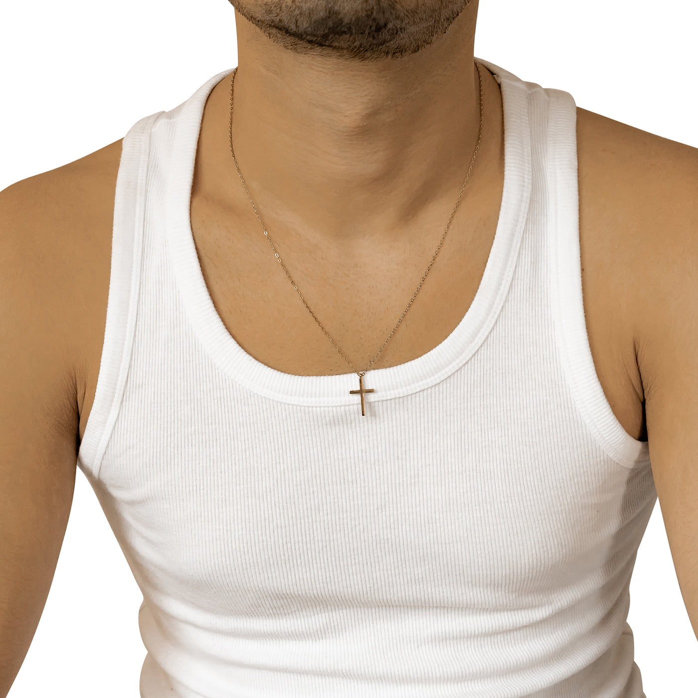 Collier Pendentif Croix Waterproof 55-60cm