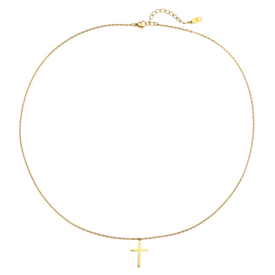 Cross Pendant Necklace Waterproof 55-60cm