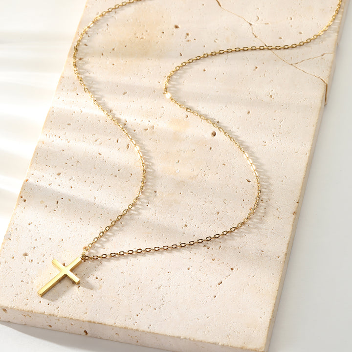 Collar con Colgante Cruz Waterproof 55-60cm
