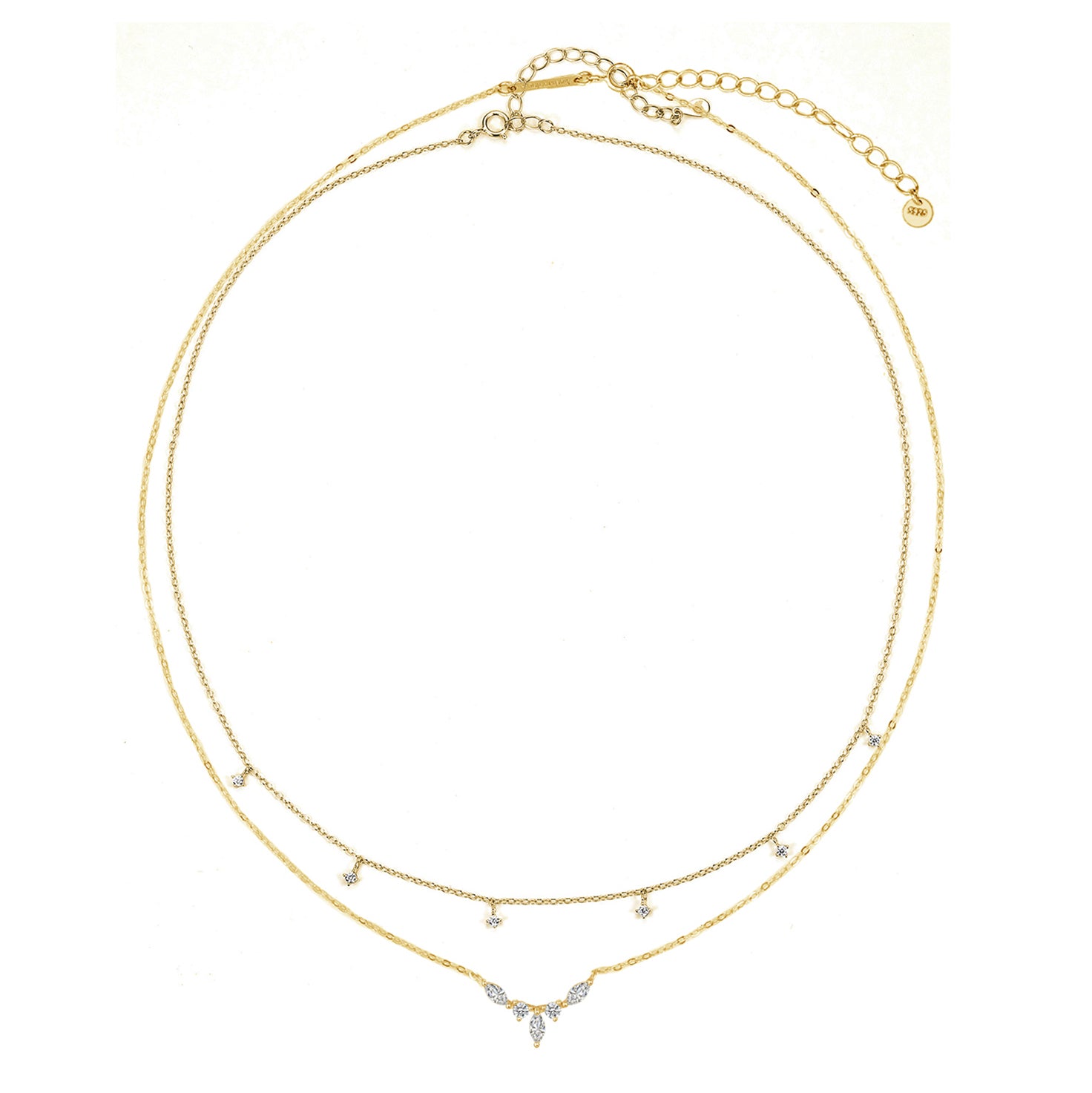 【Hei】baguette layered necklace〜ネックレス★2021春コレ Layering Necklaces – Hey Happiness