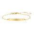 Crystal Bar Rolo Chain Bracelet Waterproof
