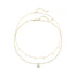 Crystal Heart Necklace Set Sterling Silver