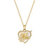 Amor Herz Medaillon Halskette