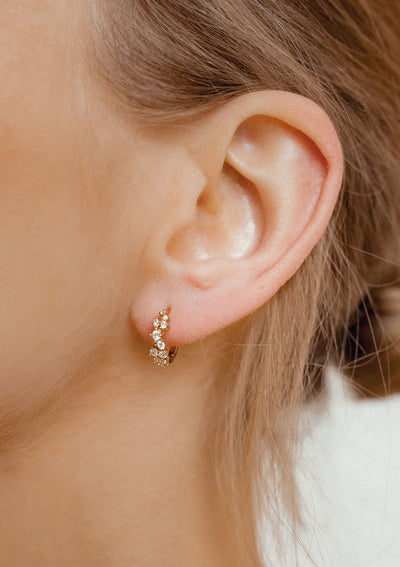 Constellation Huggie Earrings Sterling Silver