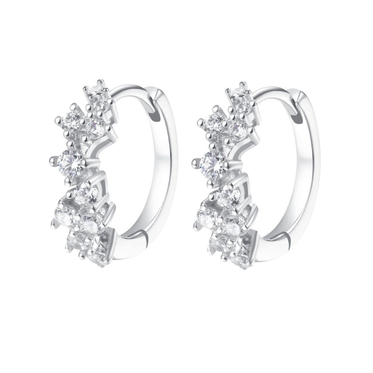 Pendientes Huggie Constelación Plata de Ley 925