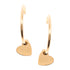 Boucles d'Oreilles Charme Cœur Or