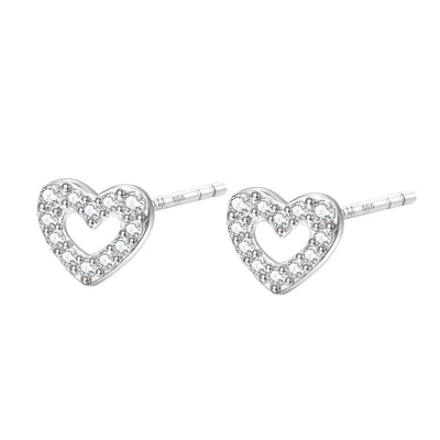 Amore Stud Earrings 14K Gold