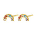 Aurora Stud Earrings 9K Gold