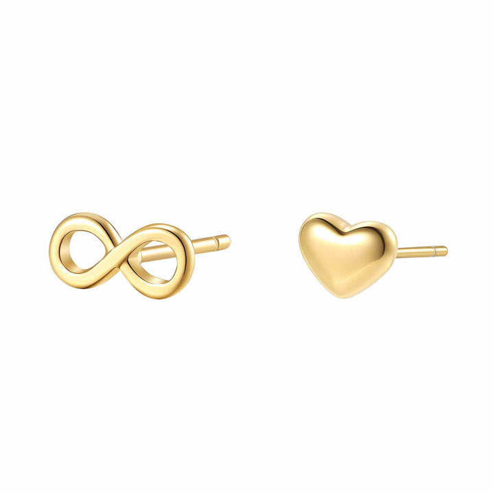 Pendientes Corazón Infinity Delicados – Waterproof