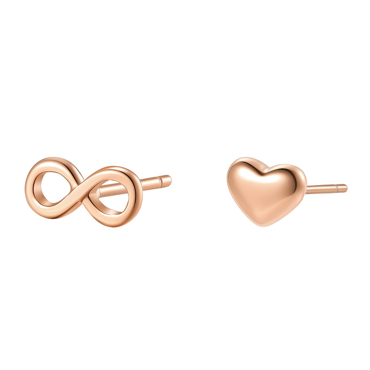 Pendientes Corazón Infinity Delicados – Waterproof