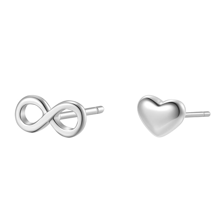 Pendientes Corazón Infinity Delicados – Waterproof