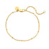 Zartes Perlenketten-Armband aus Edelstahl – Wasserfest