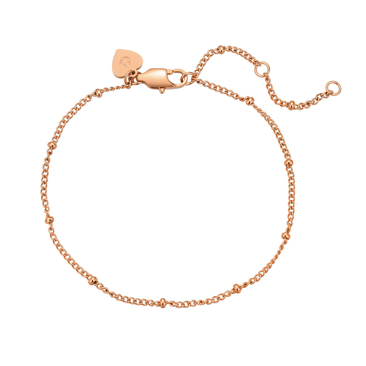Pulsera Cadena de Bolitas Fina – Waterproof