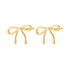 Dainty Bow Studs Earrings Sterling Silver