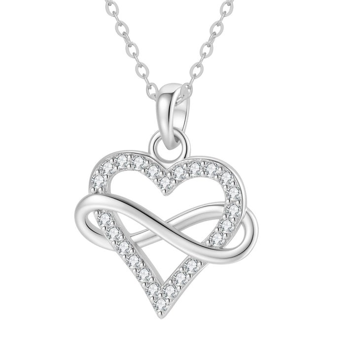 Collar Endless Love Delicado Plata de Ley 925