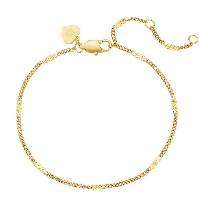 Pulsera Cadena Plana Fina – Waterproof